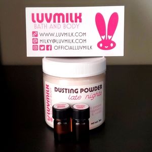 Luvmilk Dusting Powder and Perfume Oils